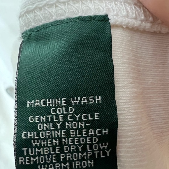 VINTAGE RALPH LAREN LADYS COTTON BUTTON UP, BLAZER SIZE LARGE BEAUTIFUL.… - Picture 9 of 9